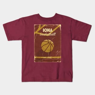COVER SPORT - IONA BASKETBALL EST 1940 Kids T-Shirt